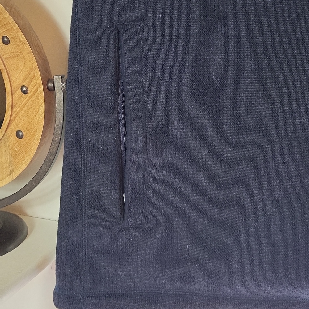 Polo Ralph Lauren Men's Fleeve Navy Zip-Front Fleece Vest. Size 4XL - Picture 5 of 7